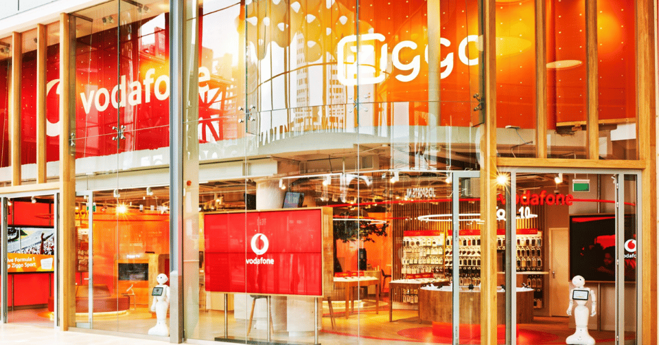 The front of a VodafoneZiggo store