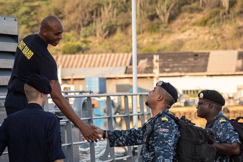 Training with local actors in the Caribbean