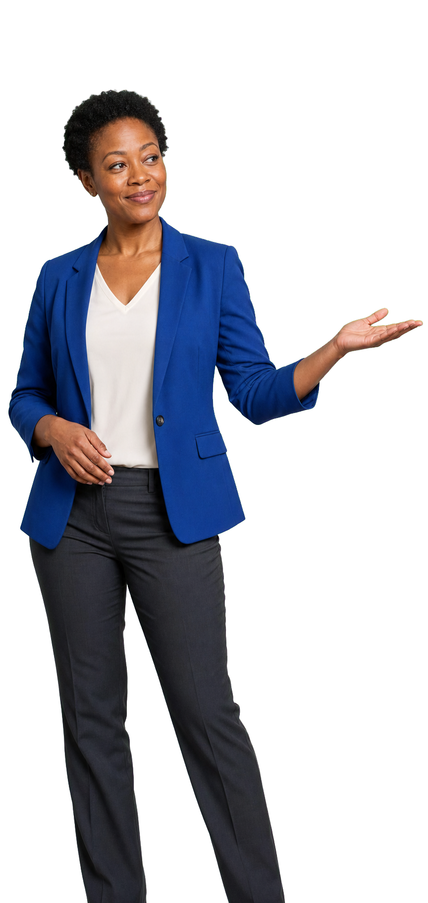 Een facilitator introduceert de vier thema’s van de Skill Suite