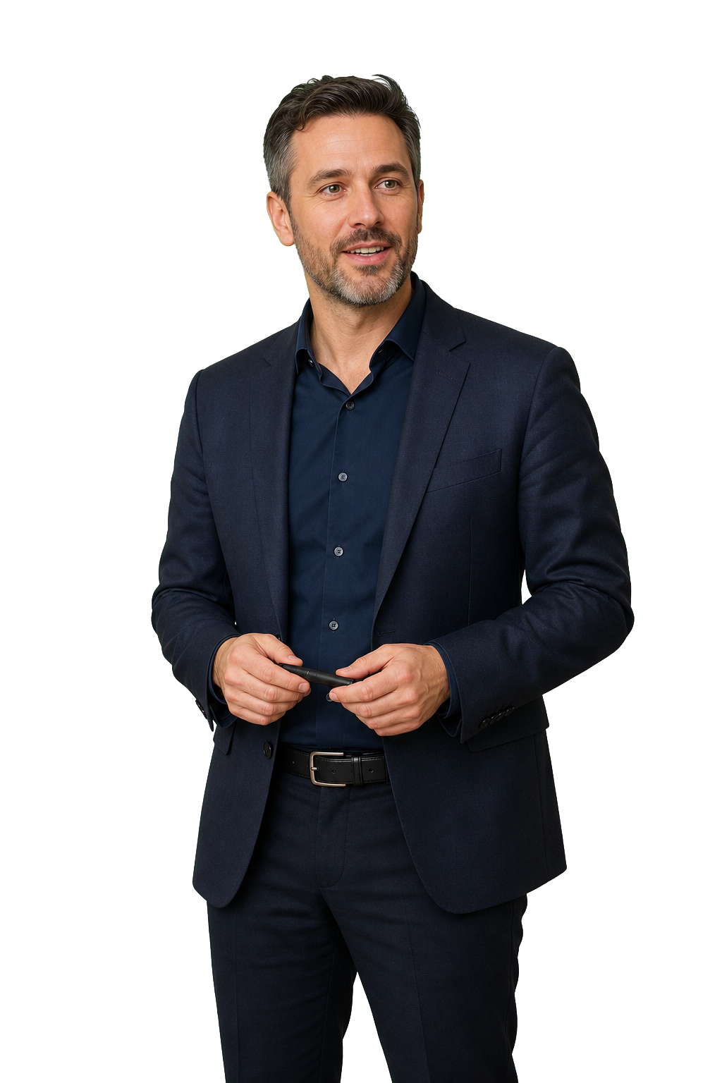Een leiderschapsfacilitator presenteert de vier manieren van leiden binnen Needs Driven Leadership